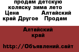 продам детскую коляску зима-лето  › Цена ­ 2 000 - Алтайский край Другое » Продам   . Алтайский край